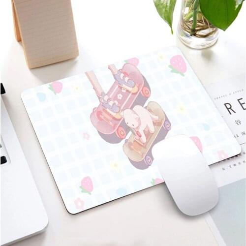 Cute Small Mouse Pad Super Creative INS Tide Computer Keyboard Office 25*29CM Table Mat Kawaii Desk for Teen Girls for Bedroom
