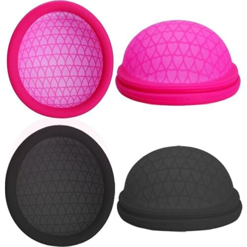 Reusable Copa Menstrual Disc Flat-fit Design Menstrual Cup Silicone Menstrual Disk Extra-Thin Sterilizing Tampons Alternative