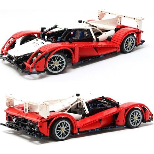 NEW High-Tech Le Mans Prototype 1 Super Car LMP Scale Sports Car set fit MOC-3092 Educational Building Blocks Bricks Toys gift