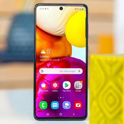 Original Samsung Galaxy A71 A715F Cell Phone 6.7" Snapdragon Octa Core 4 Camera 4G LTE 128GB ROM Dual Sim Smartphone