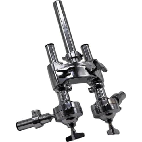 2 Hand Aluminium Alloy Tom Drum Stand Drum Sets Stand Drum Holder Snare Drum Shoulder Drum Arm Drum Support Silver Color