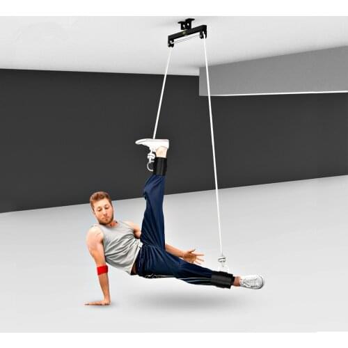 Professional Home Gymnastics Workout Equipment Street Dance Training Pulley Machine Fitness Ceiling Mount Leg Split Stretcher