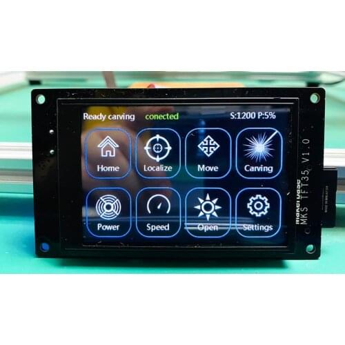 TFT35 V1.0 Touch Screen Smart Display Controller 3d Parti Della Stampante 3.5 Pollici Anteprima G-Code GRBL Offline