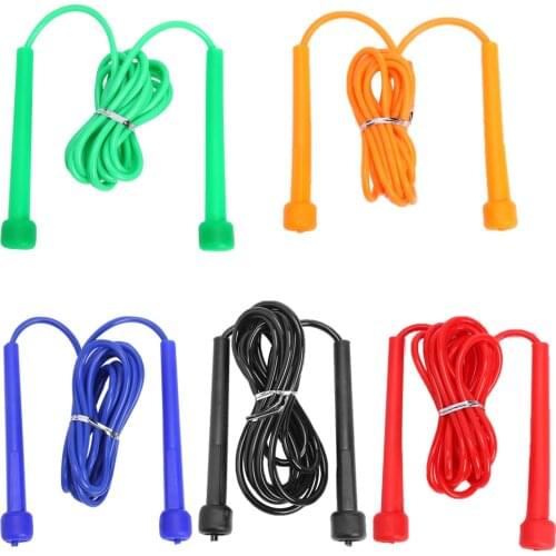 Skipping Rope PVC Adjustable Length Jump Rope Fitness Training Exercise Workout Sports Equipment Tool