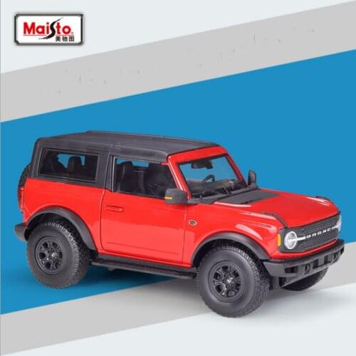 Maisto 1:18 2021Bronco Wildtrak Ford Sports Car Static Die Cast Vehicles Model Car Kids Gifts Toys Original Box