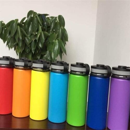 Stainless Steel Thermos Outdoor Leisure Rider Glass Simple Candy Color Cup 020 Y