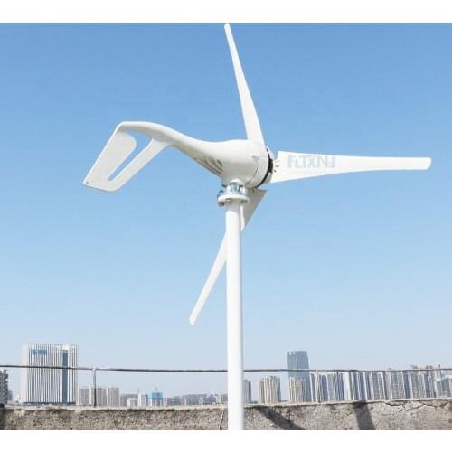 Wind turbine generator 100w 200w 300w 400w 50Hz three phase AC 12v 24v 48v wind turbine with MPPT wind charge controller