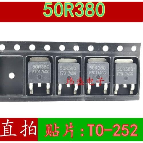 10pcs 50R380 MMD50R380PRH TO-252