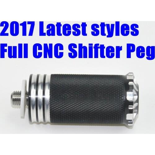 2017 Latest Styles Universal Black Full Shifter Peg fit for Harley Sportster Touring Dyna Softail Custom Free Shiping