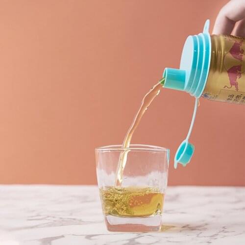 Pop Cans Beverages with Leak-proof Sealing Lids Canned Beer Pourers Household Beverages Dustproof Fresh-keeping Lids