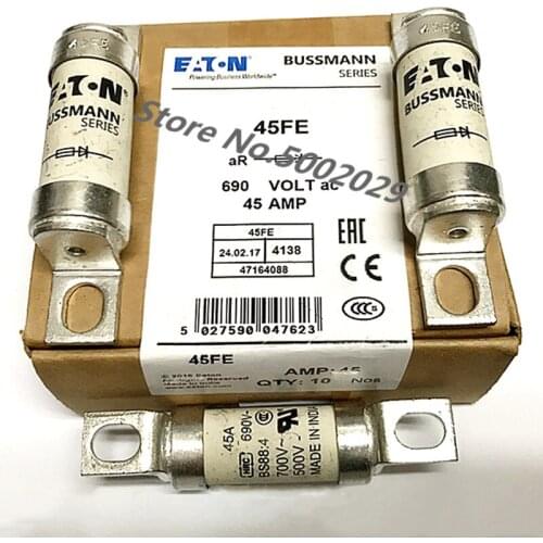 Free Shipping 10Pcs/lot New original American BUSSMANN Fast fuse BS88: 4 45FE 45A 690V FUSE