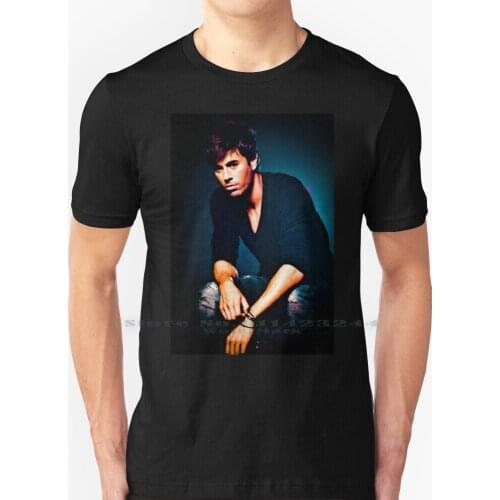 Bujang Ricky Iglesias T Shirt 100% Pure Cotton Enrique Bailamos Musica De Enrique Live Concert 2021 Anthony