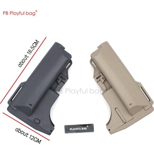 Toy tactics water bullet gun multi-functional nylon rear bracket magazine spare rear bracket back cover can opened parts kd55