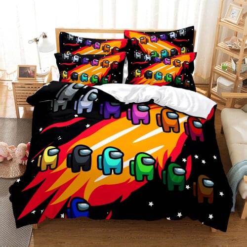 Bedding set duvet cover set 3d bedding digital printing bed linen queen size bedding set fashion design