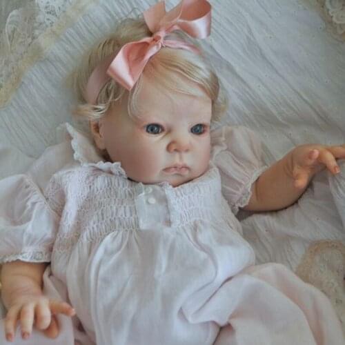 Reborn Doll Kit for 18inch Baby Dimitri Sofy Touch Fresh Color Diy Unpainted Unfinished Doll Parts Diy Reborn Dolls