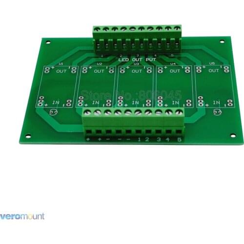 5 Channel LDD Led Driver LDD Circuit PCB Board LDD Dimmer Controller Portable Lighting Accessories