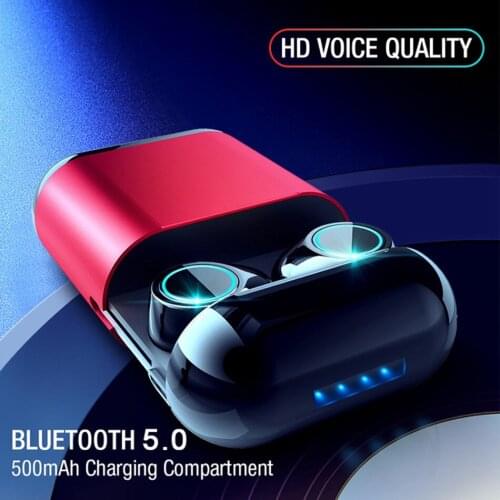 Mini Sport Wireless Bluetooth Earphones Headsets TWS 5.0 Earbuds Earphone For Samsung phone With Charging Box
