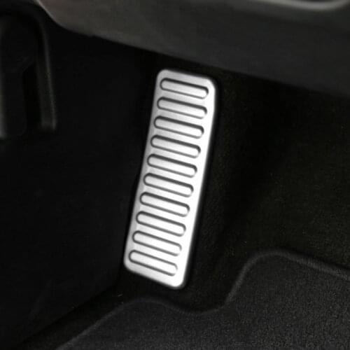 Car Modified Rest Pedal Decorative Piece Left Foot Aluminum Decorative Patch for Ford Mustang DROPSHIPPING