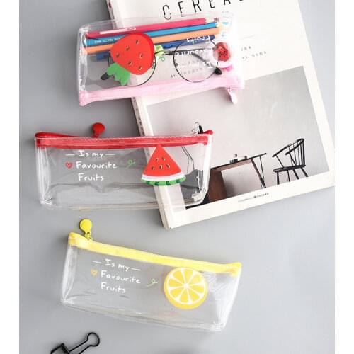 NNRTS Transparent Pencil Cases