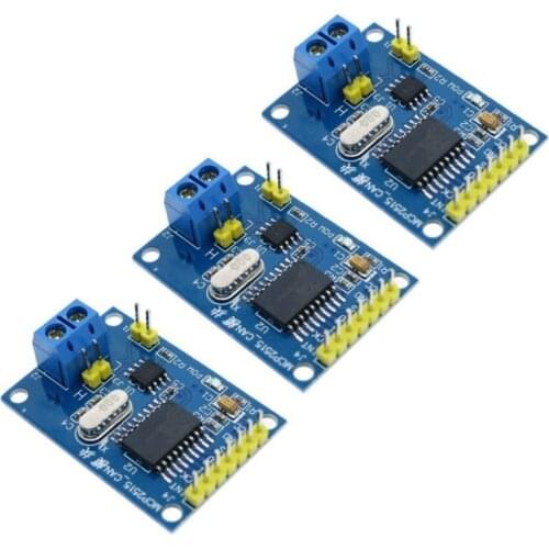 New 3Pcs MCP2515 CAN Bus Module TJA1050 Receiver SPI Module For Arduino 51 MCU ARM Controller Development Board