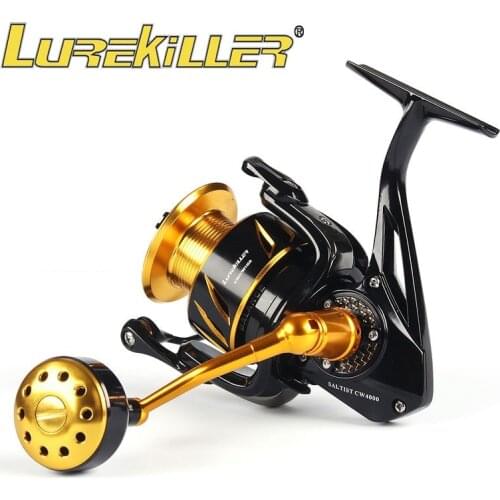 Lurekiller full metal spinning reel fishing saltwater spinning Jigging fishing reel 35kg drag power made in japan jigging reel