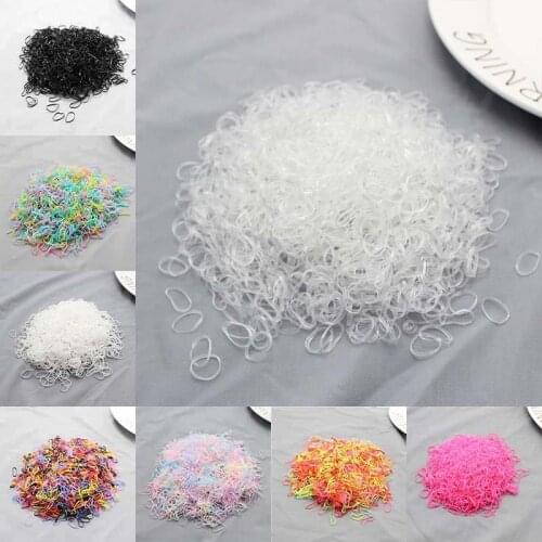 500pcs Wide-brimmed Childrens Series Elastic Hair Bands Durable Lovely Girls Hair Accessories Headwear