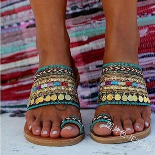Women Artisanal Sandals Flip-Flops Handmade Greek Style Boho Flip Flop Sandals Streetwear Fashion Shoes Women Chaussures Femme