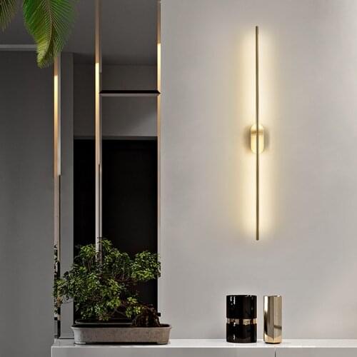 Modern LED Luxury Wall Lamp for Bedroom Bedside Decoration Minimalism Vanity Wall Lamps Living Room Mirror Decor Indoor Lighting
