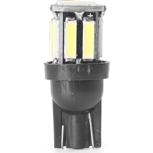 Universal Car T10 7020 White LED 10SMD Panel Interior Dome Map Light Bulb Lamp Lighting Bulbs
