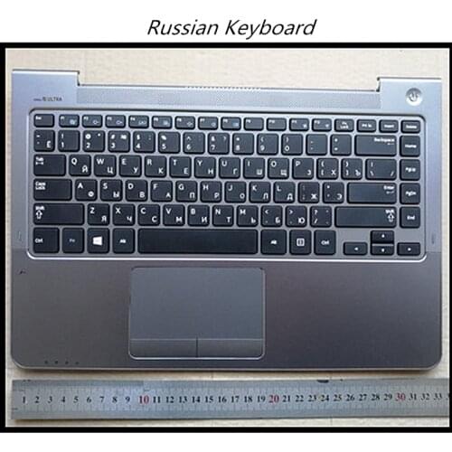 Palmrest Upper Cover Keyboard housing Cover For Samsung NP 530U4B 530U4C 535U4C 532U4C Bottom Case Lower Cover body Carcass