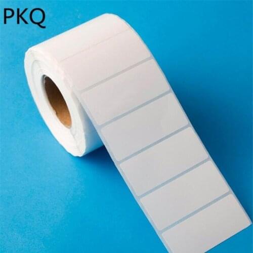 1000pc waterproof scratch-resistant oil thermal paper roller/many blank stickers/thermal paper sticker barcode for printers 4.25