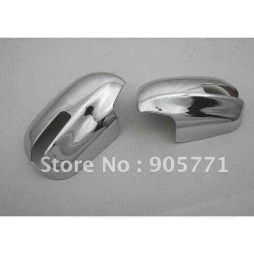 High Quality Chrome Mirror Cover w/Integrated Turn Signal Cutout for Toyota Verso MPV free shipping