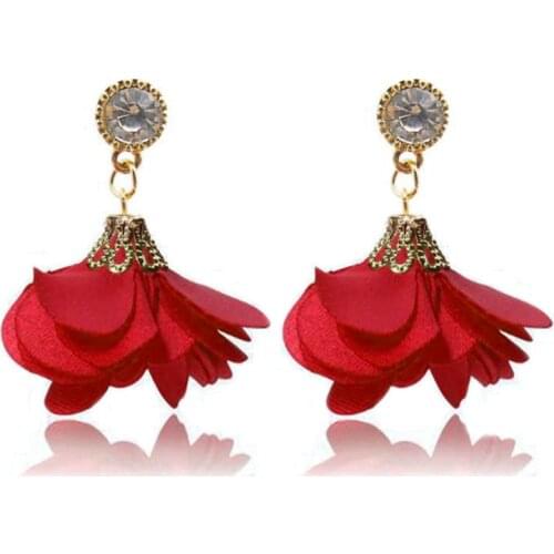 2020 Sweety Korean Colourful Stone Love Heart Earrings for Girl Alloy Circle Star Pendant Asymmetry Earrings Fashion Jewelry