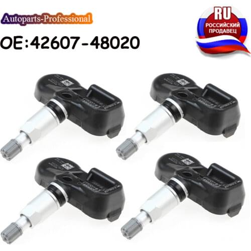 4 PCS 42607-48020 4260748020 PMV-C215 TPMS Tire Pressure Sensor 433MHZ For Toyota LC200 C-HR Corolla Pacific Camry Lexus LX570