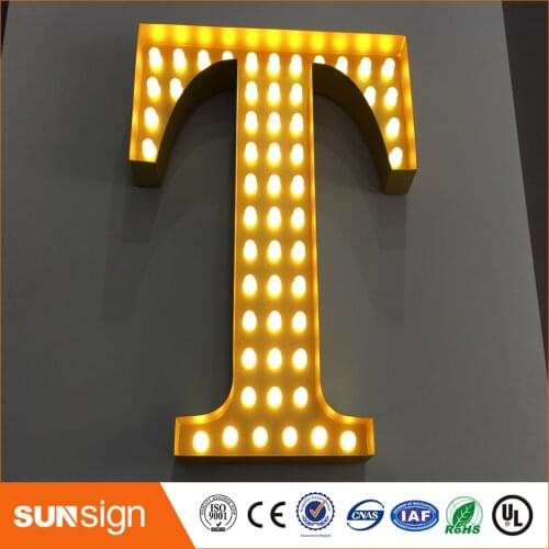 Acrylic custom fronlit letters