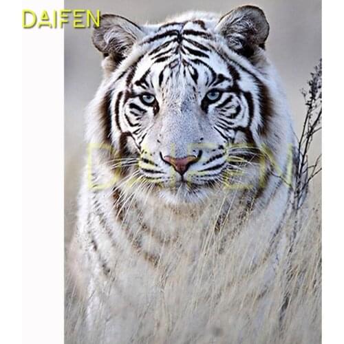 5D DIY Diamond embroidery Tiger Full Square Diamond painting Cross stitch Tiger animal Full Round Diamond mosaic Tiger animal