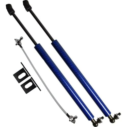 Carbon Fiber Shock Damper for JAC Refine S2 T40 iEV7S iEV 40 2015-2019 Front Bonnet Modify Gas Struts Lift Support Gas Springs