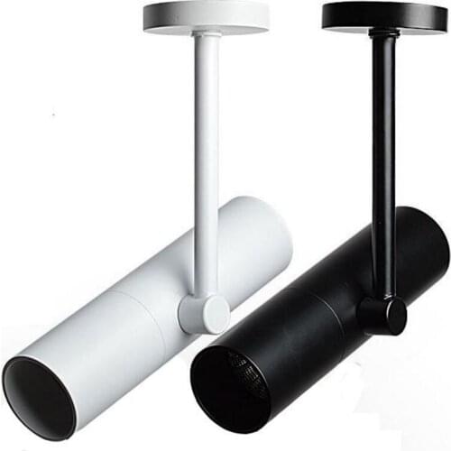 Free shipping AC110V 220V 230V 240V 15W LED track spotlight LED rail spot light lamp COB LED track light SNYKA