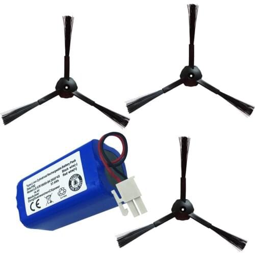 2800mAh V7 Robot Vacuum Cleaner Battery Pack Side Brush for ilife V7S v7s pro robotic Vacuum Cleaner Battery Parts Accessories