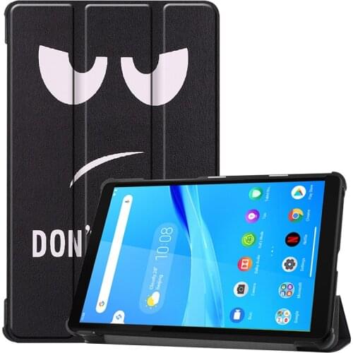Case for Lenovo Tab M8 8.0 2019 TB-8505X Tablet Magnetic Tri-folding PU Leather Flip Cover+Pen