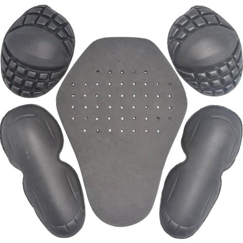 Motorcycle Rugby Racing Case Anti - Wrestling Built - in Protector 5pcs Sleeve Shoulder Legs