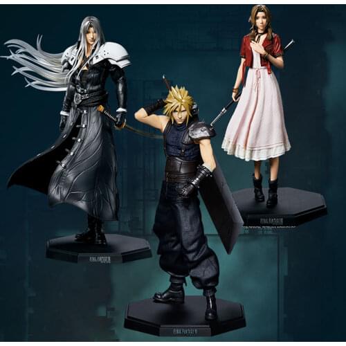 Final Fantasy VII Aerith Gainsborough scene Figure Sephiroth Gloud Strife 24cm~27cm