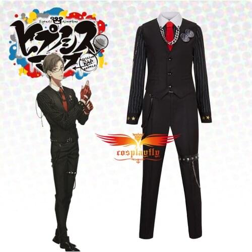 Anime Voice Actor Division Rap Battle Jyuto Iruma Cosplay Costume Adult Men Women Outfit JK Uniform Suits Belt Gloves Halloween