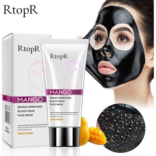 RtopR Mango Removing blackhead face mask Acne Treatment Oil Control Shrink Pores Deep Cleansing T Zone Skin Care