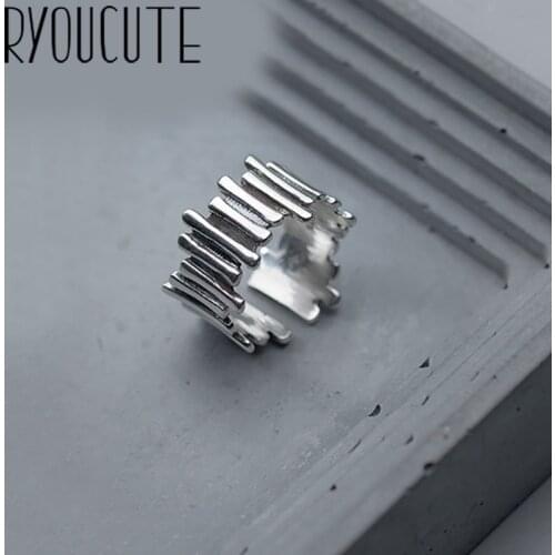 New Charming Open Line Chains Ring for Women Vintage Boho Party Rings Gothic Punk Jewelry Gifts for Girls 2021