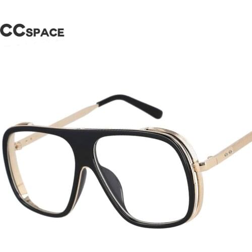 53173 Oversized Anti Blue Light Metal Optical Glasses Frames Men Sunglasses Fashion Computer Eyeglasses