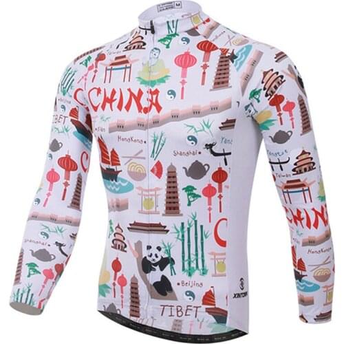 Autumn 2018 Men mtb Bicycle Cycling Clothing Sport Bike Jersey Jackets Ropa Maillot Ciclismo Outdoor Long Sleeve Cycling Jersey