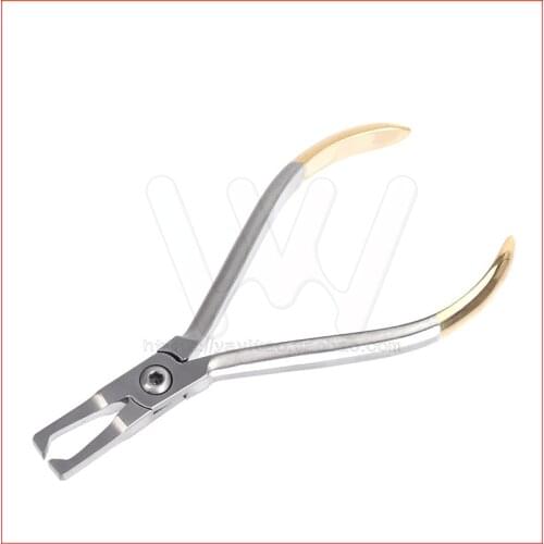 Dental bracket removing pliers head straight orthodontic bracket removing forceps tooth type imported stainless steel