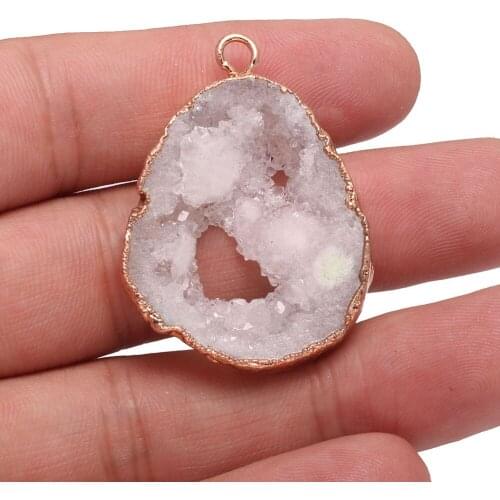 Natural Stone Pendant Irregular Agates For Jewelry Making DIY Necklace Bracelet Anklet Accessory