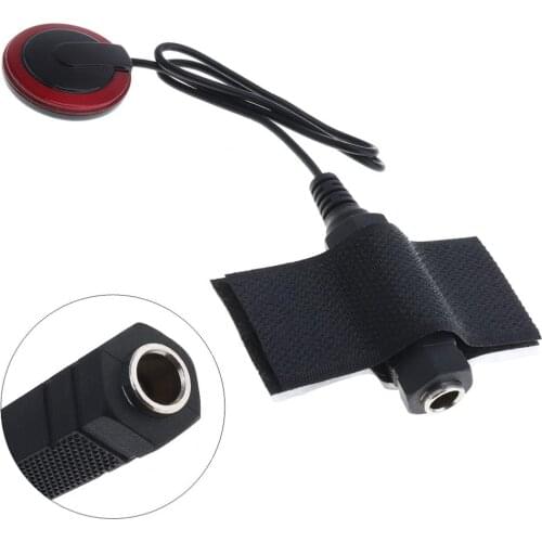 1/4 inch jack Professional Piezo Contact Microphone Pickup with Clamp For Acoustic Stringed Instrument Guitar Violin Banjo
